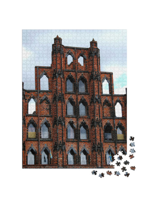 Puzzle 1000 Teile „Alter Schwede in der Hansestadt Wismar, Mecklenburg-Vorpommern“