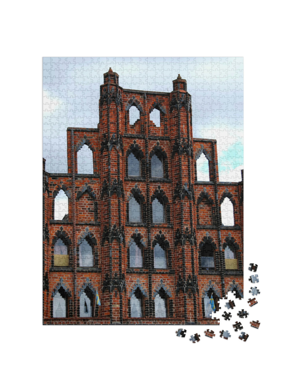 Puzzle 1000 Teile „Alter Schwede in der Hansestadt Wismar, Mecklenburg-Vorpommern“