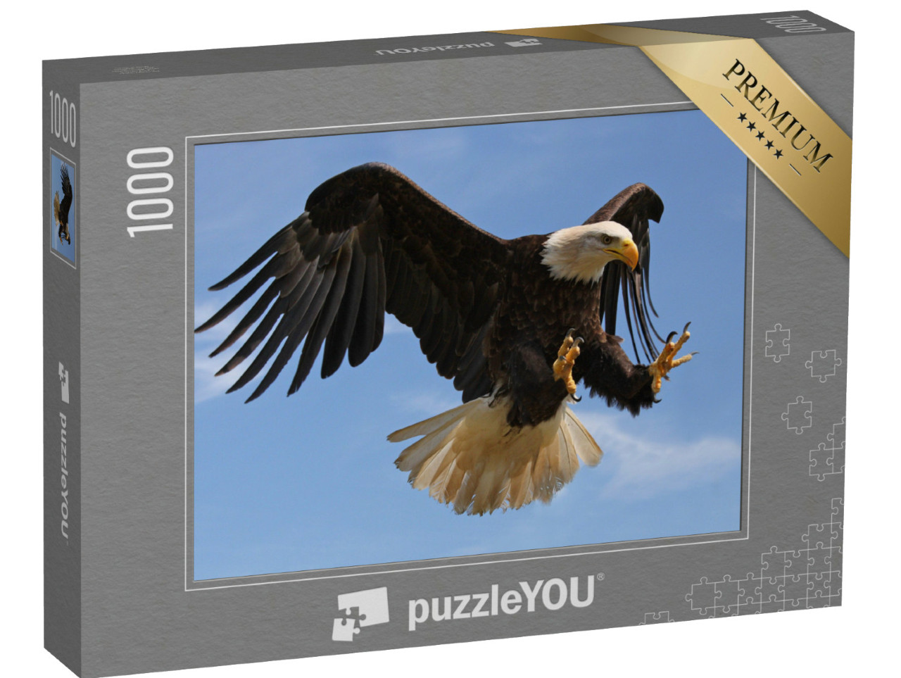 Puzzle 1000 Teile „Ein fliegender Adler“