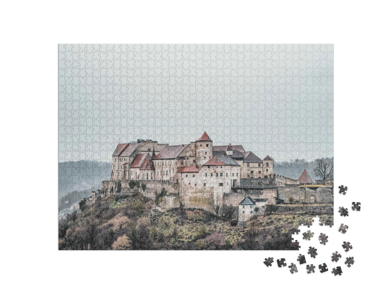 Puzzle 1000 Teile „Burg zu Burghausen“