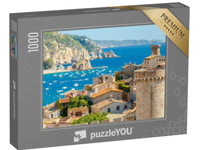 Puzzle 1000 Teile „Tossa de Mar, Costa Brava, Spanien“