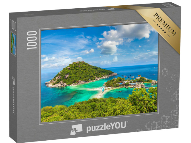 Puzzle 1000 Teile „Pittoreske Insel Nang Yuan, Thailand“