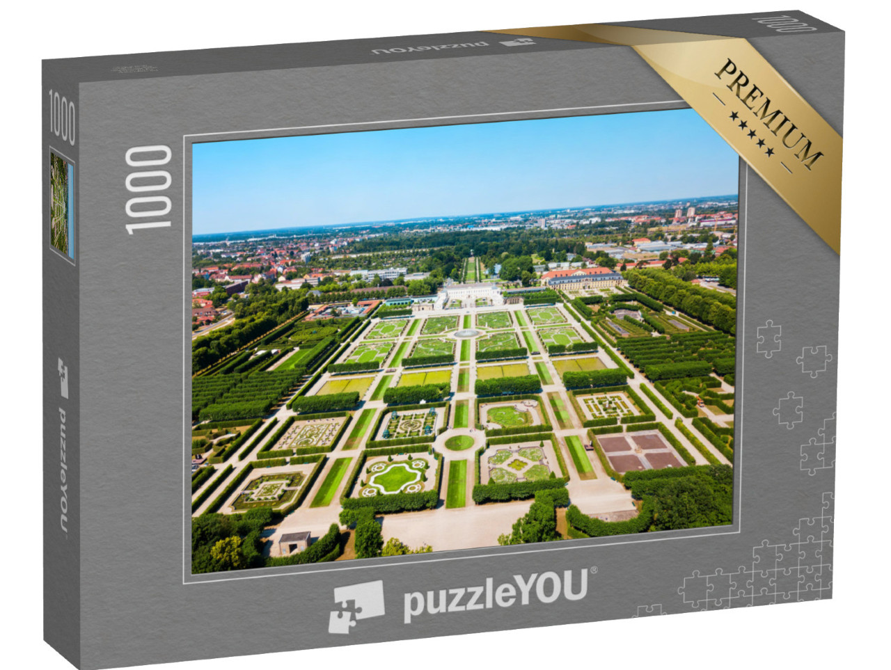 Puzzle 1000 Teile „Herrenhäuser Gärten des Schlosses Herrenhausen in Hannover, Deutschland“