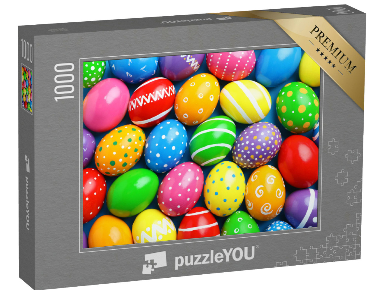 Puzzle 1000 Teile „Viele bunte Ostereier“