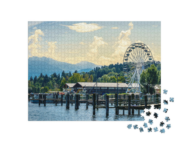 Puzzle 1000 Teile „Chiemsee in Bayern, Deutschland“