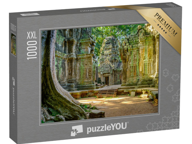 Puzzle 1000 Teile XXL „Ta Prohm-Tempel, Teil des Angkor Wat, Kambodscha “