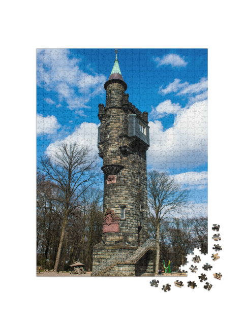Puzzle 1000 Teile „Weyerbuschturm in Wuppertal, Deutschland“