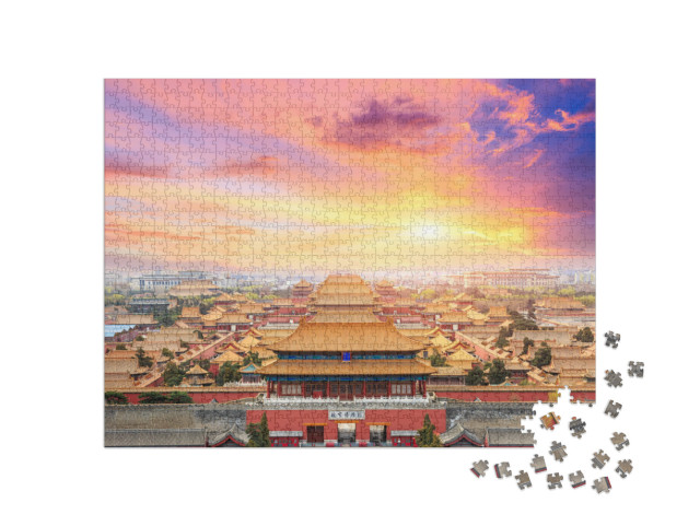 Puzzle 1000 Teile „Peking, die verbotene Stadt“