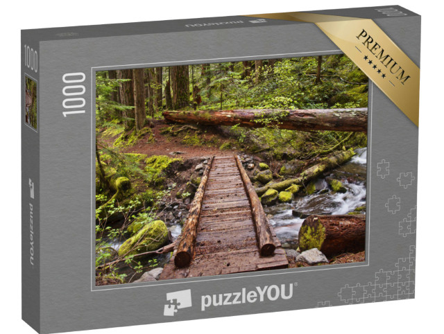 Puzzle 1000 Teile „Holzbrücke“