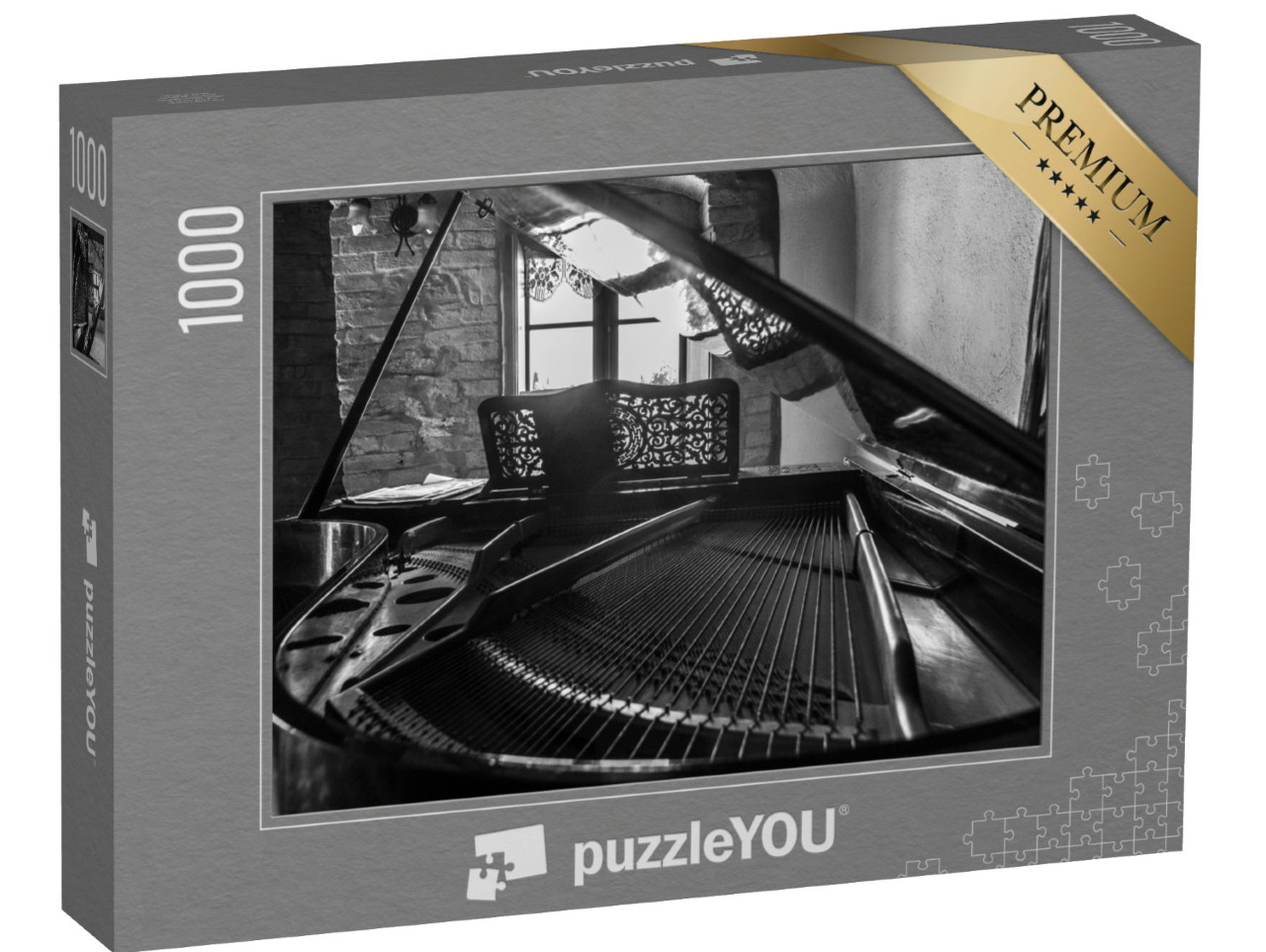Puzzle 1000 Teile „Im Inneren eines Flügels: altes Gebäude“
