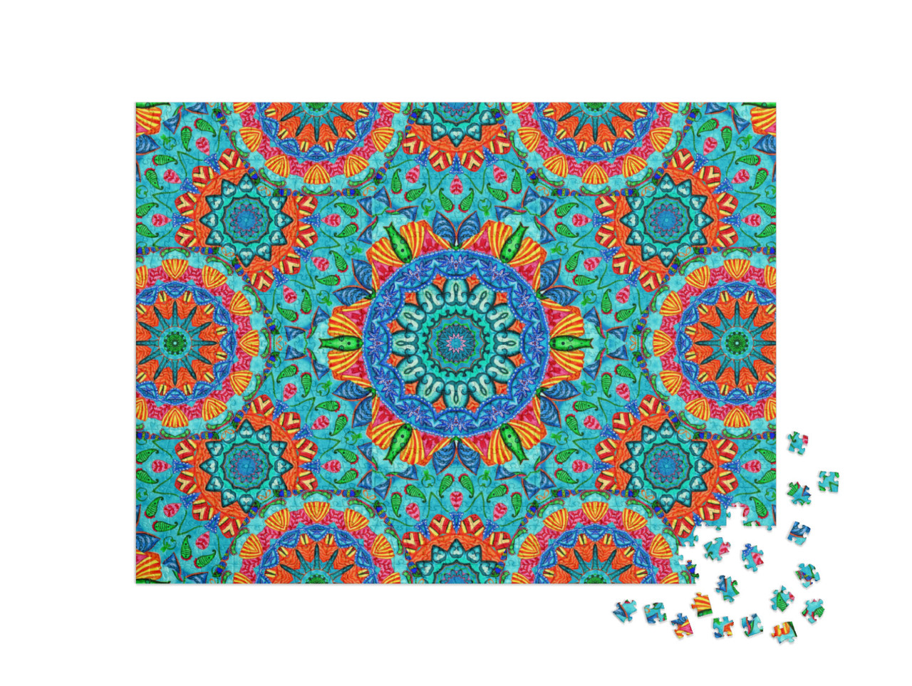 Puzzle 1000 Teile „Abstraktes Muster im arabischen Stil “