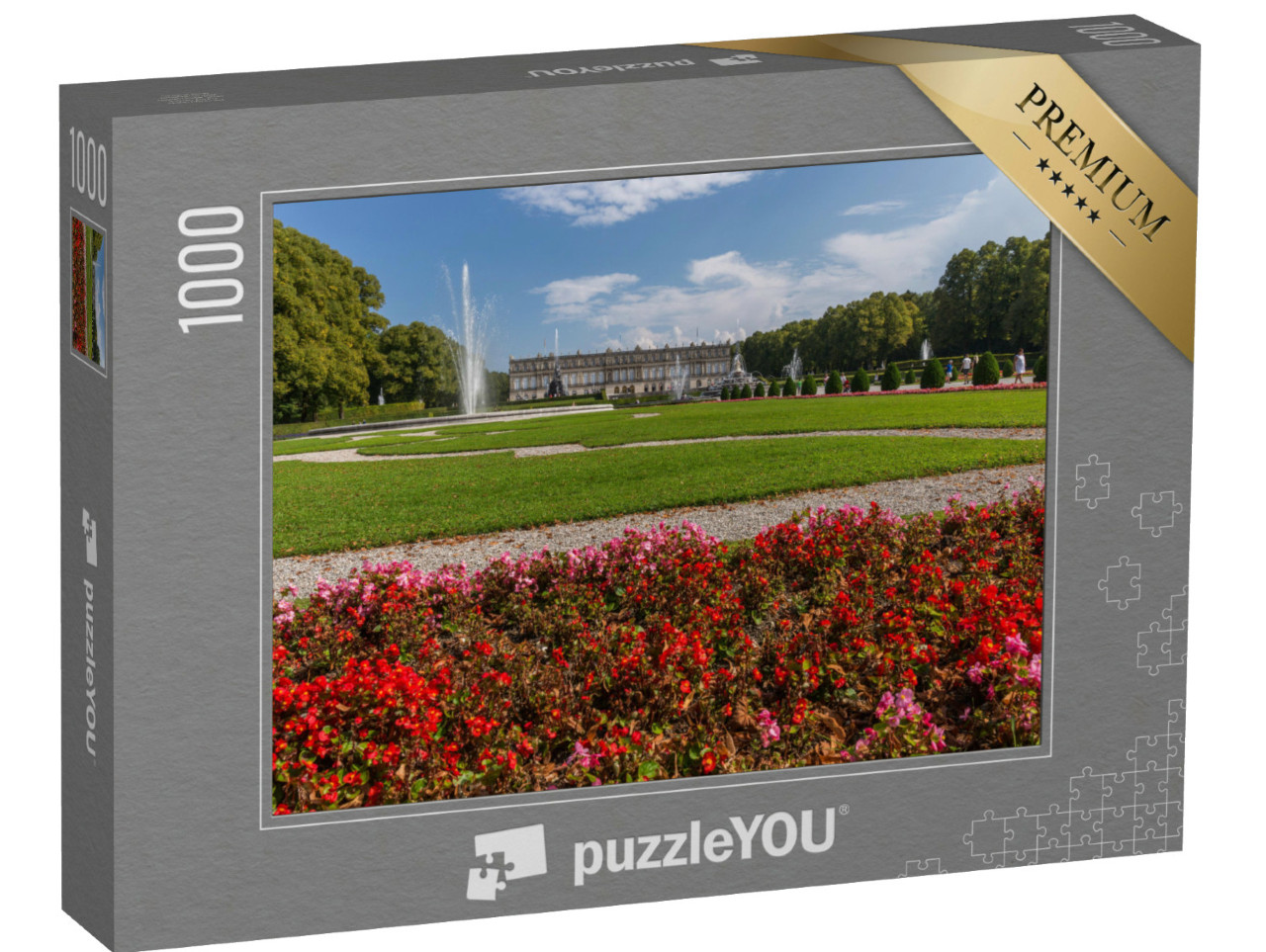 Puzzle 1000 Teile „Schloss Herrenchiemsee, das größte Schloss von König Ludwig II.“