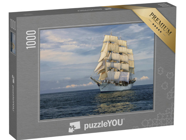 Puzzle 1000 Teile „Wunderschönes Segelschiff unter vollen Segeln“