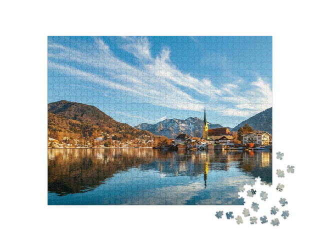 Puzzle 1000 Teile „Rottach Egern am Tegernsee, Deutschland“