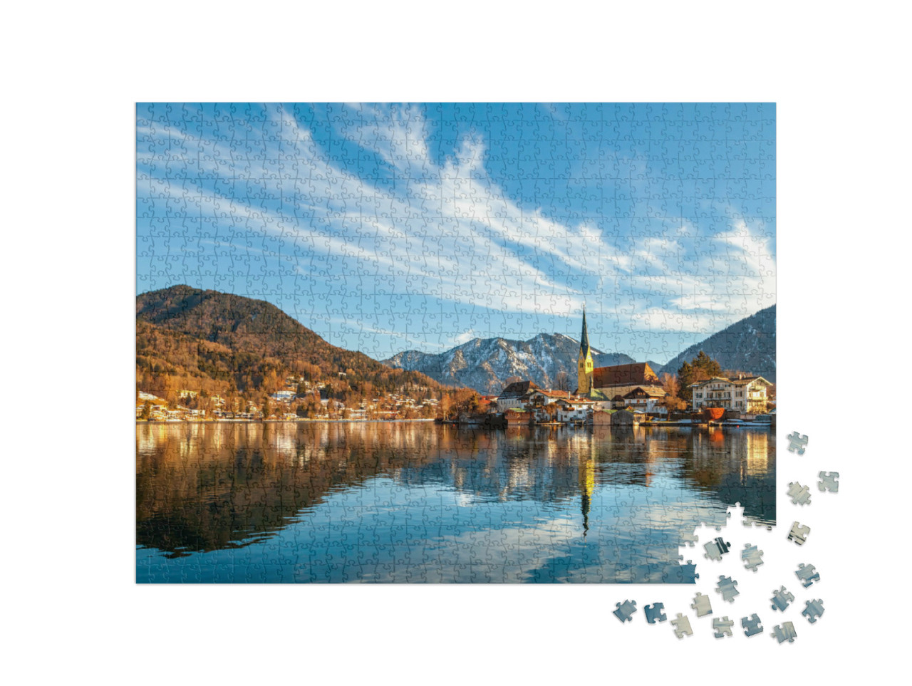 Puzzle 1000 Teile „Rottach Egern am Tegernsee, Deutschland“