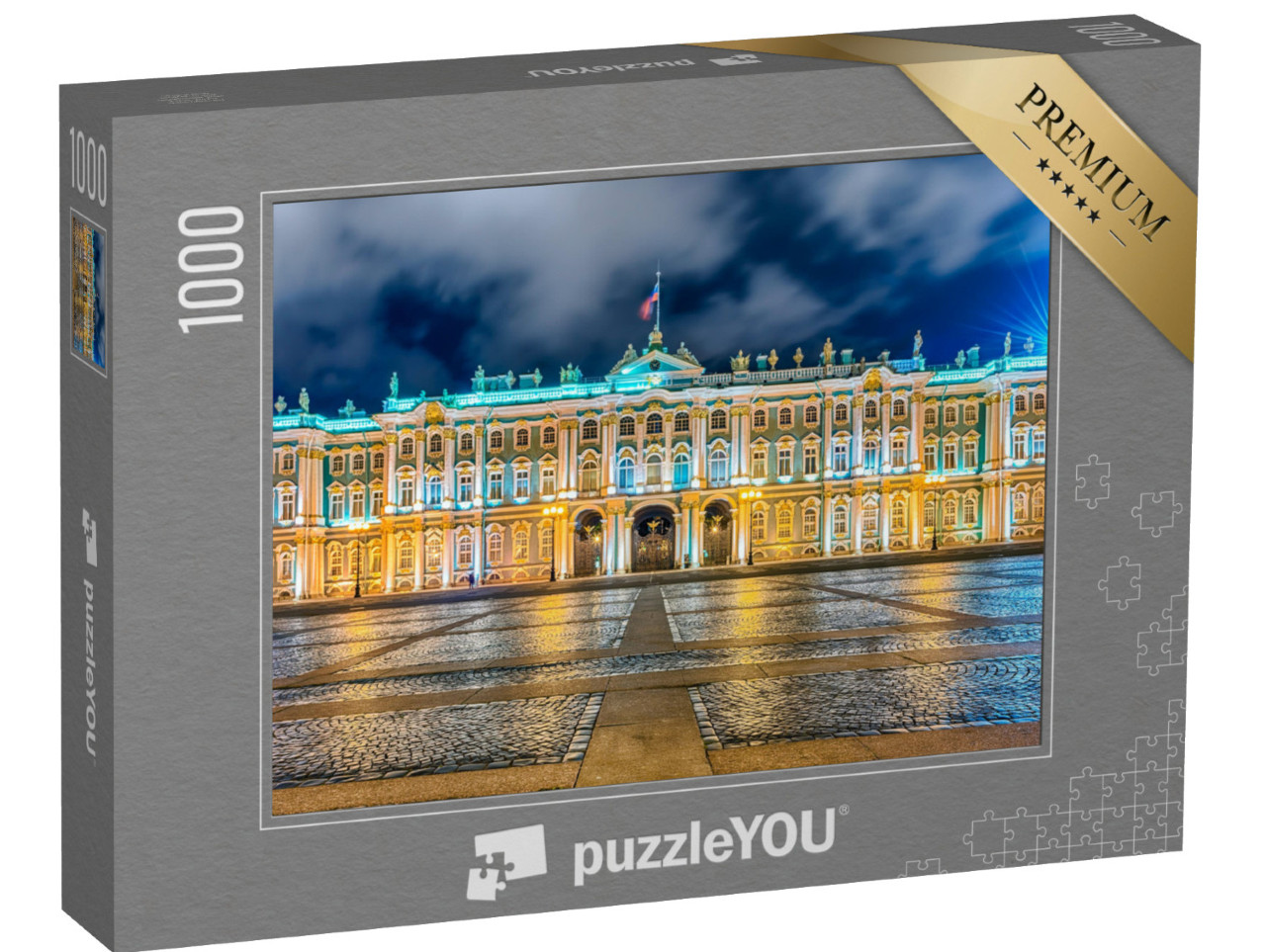 Puzzle 1000 Teile „Haus des Eremitage-Museums, St. Petersburg, Russland“