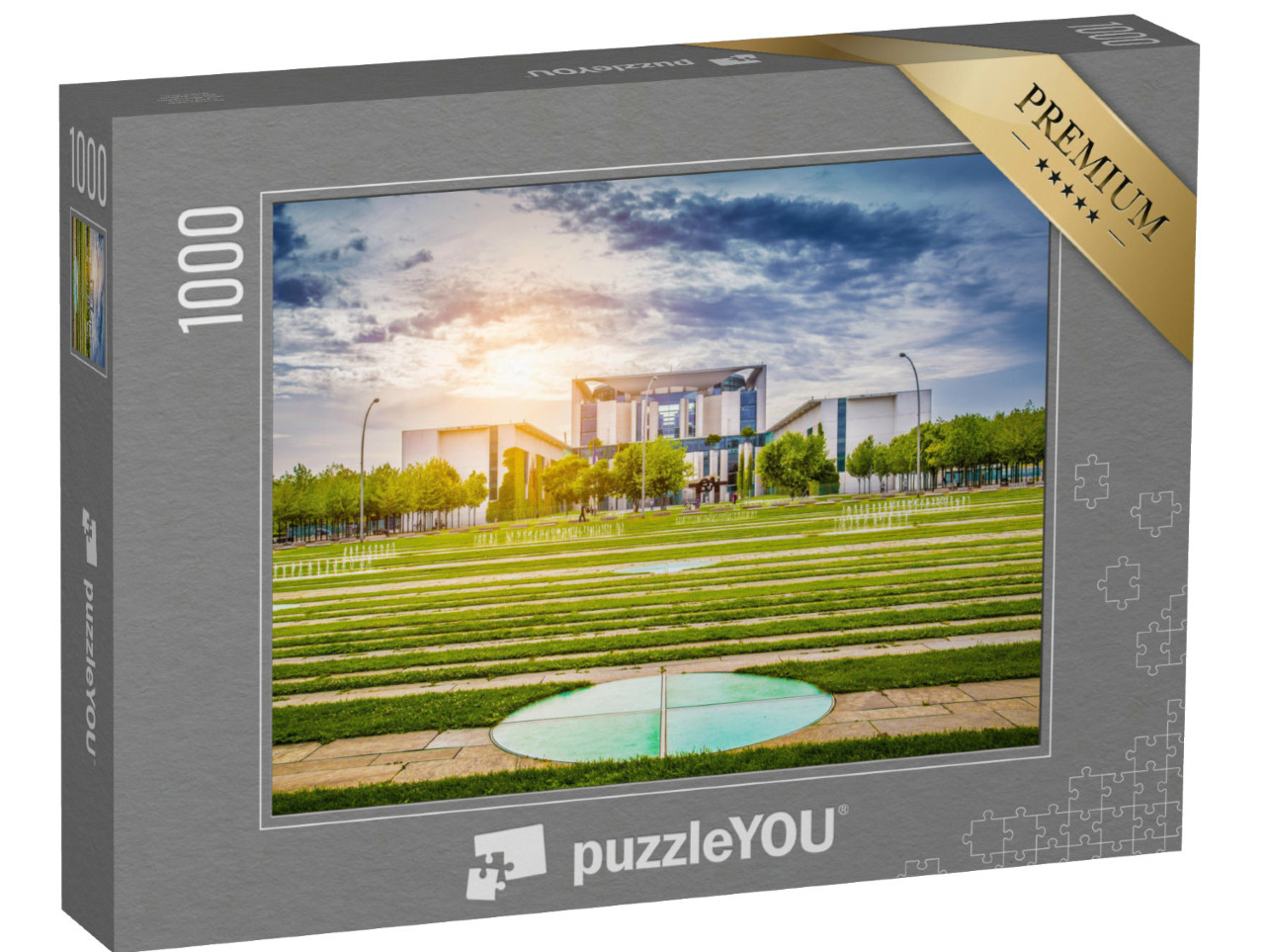 Puzzle 1000 Teile „Bundeskanzleramt, Berlin Mitte, Deutschland“