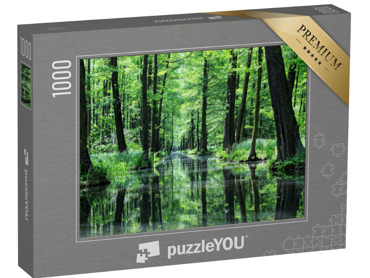 Puzzle 1000 Teile „Spreewald-Kanal, Deutschland“