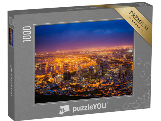 Puzzle 1000 Teile „Blick auf Kapstadt am frühen Morgen, Südafrika“