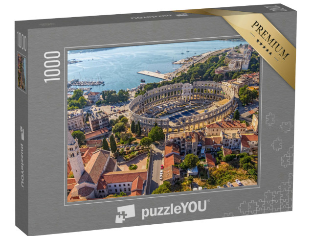 Puzzle 1000 Teile „Römische Arena von Pula: UNESCO-Weltkulturerbe, Kroatien“