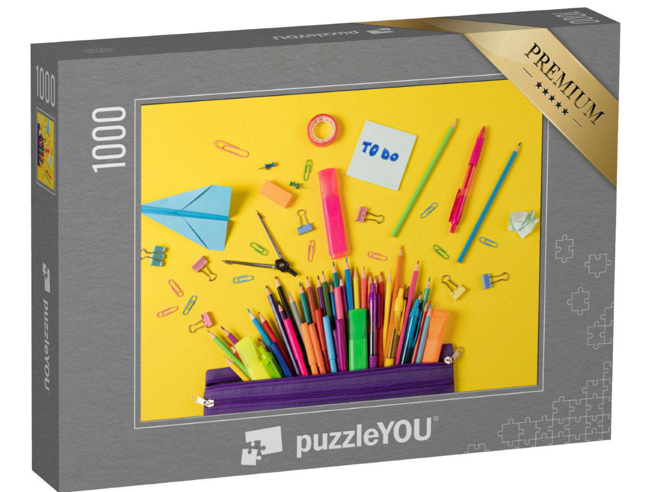 Puzzle 1000 Teile „Büromaterial“