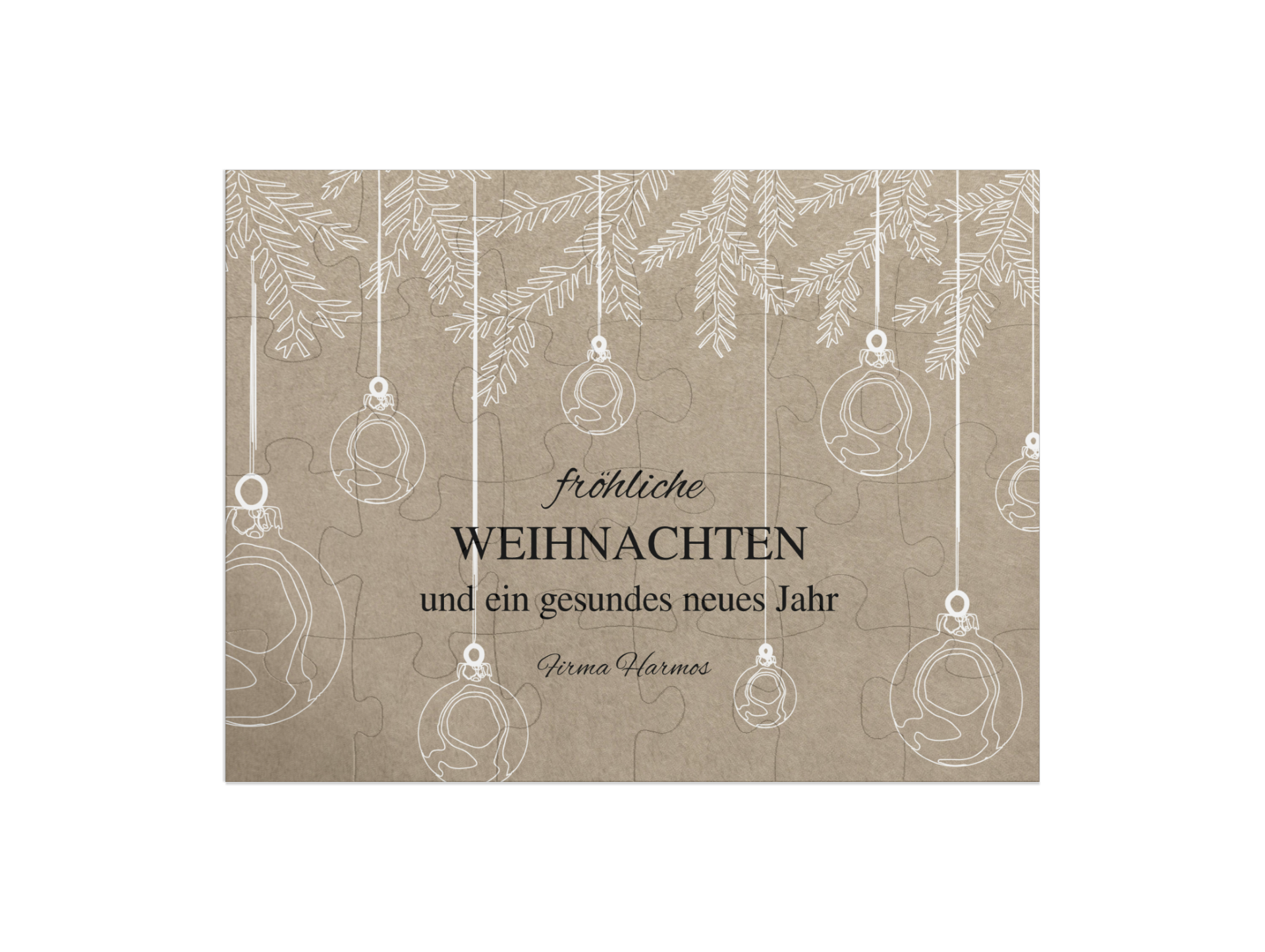 "Branches" in Querformat weiß