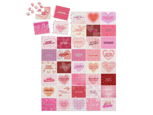 Puzzle „40 Ways to say „I Love You““ | SMART SORTED® 1000 Teile