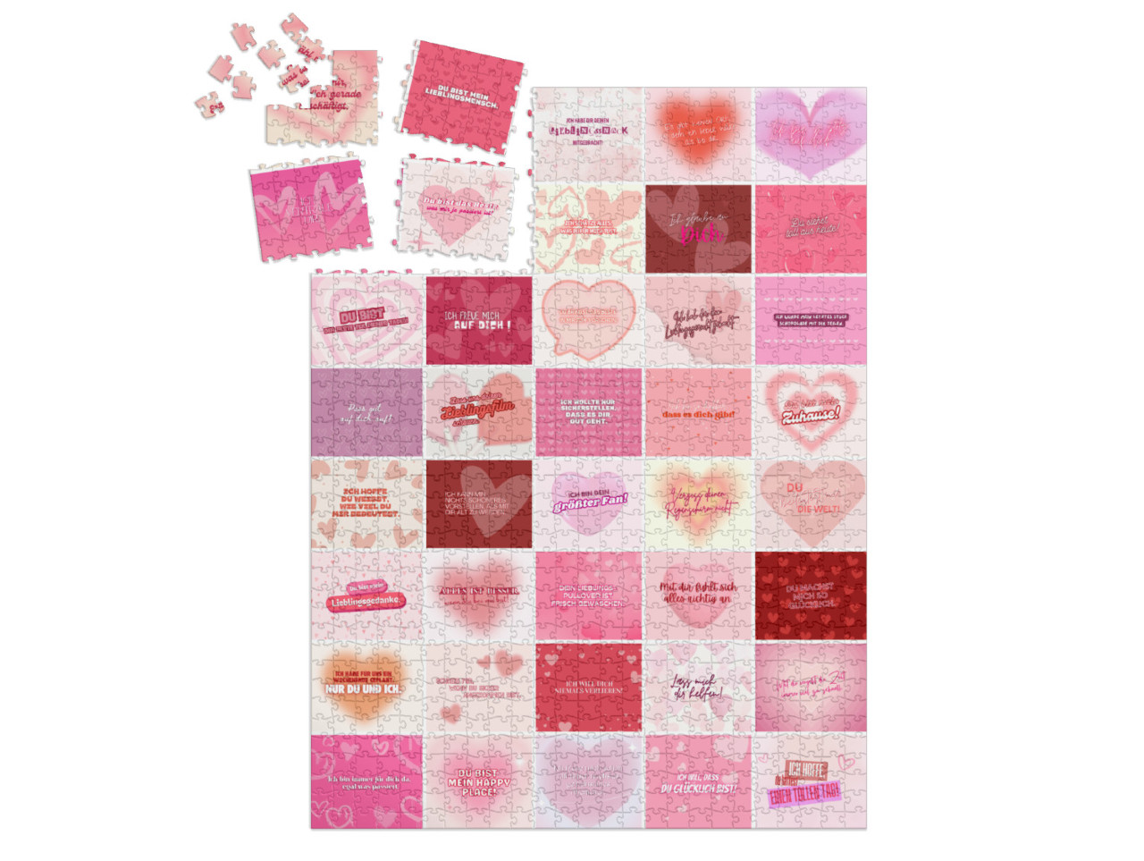 Puzzle „40 Ways to say „I Love You““ | SMART SORTED® 1000 Teile