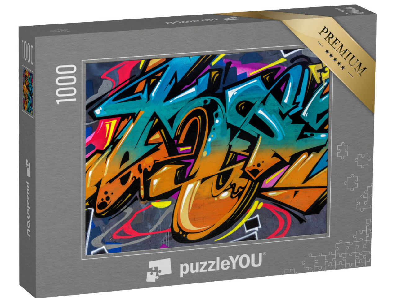 Puzzle 1000 Teile „Street Art Graffiti-Schriftzug“