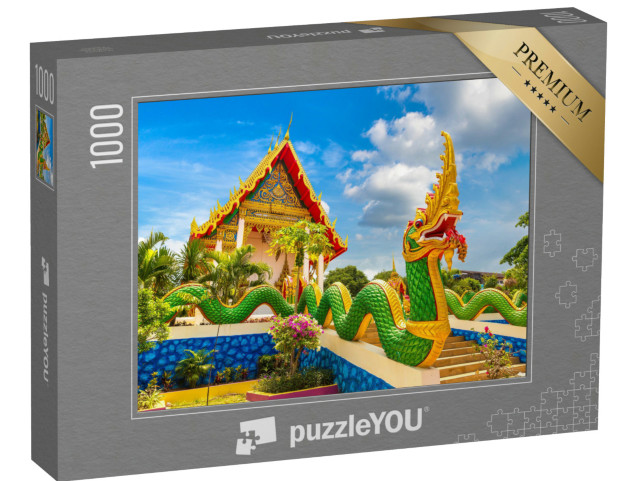 Puzzle 1000 Teile „Drachenstatue am Karon-Tempel auf Phuket, Thailand“