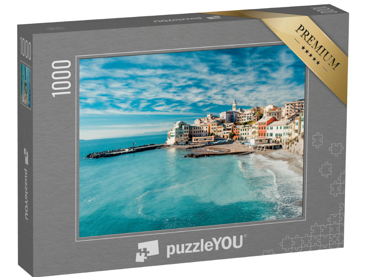 Puzzle 1000 Teile „Bogliasco, ein altes Fischerdorf in Italien“