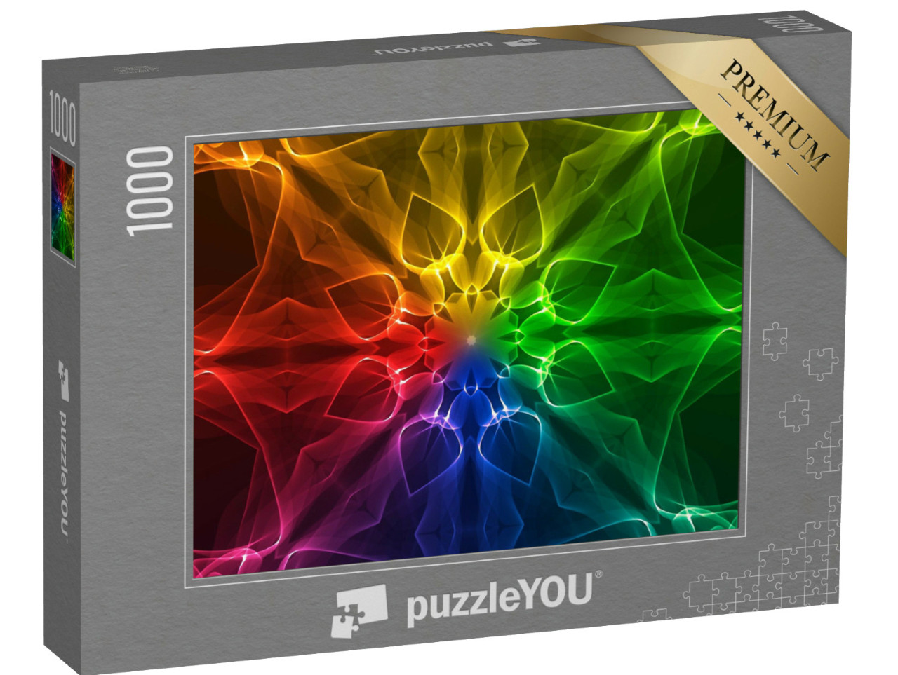 Puzzle 1000 Teile „Buntes Chakra-Mandala“
