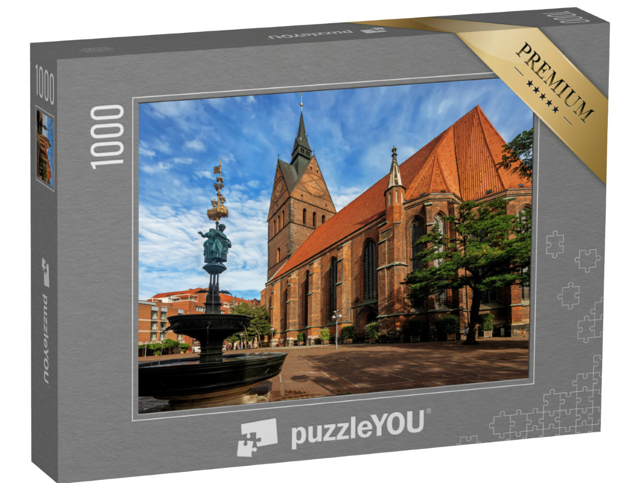 Puzzle 1000 Teile „Marktkirche in Hannover, Niedersachsen, Deutschland“