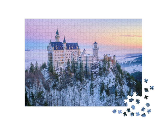 Puzzle 1000 Teile „Das wunderschöne Schloss Neuschwanstein“