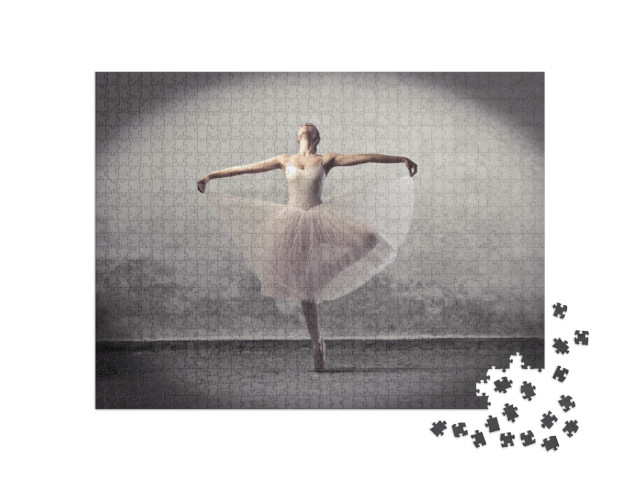Puzzle 1000 Teile „Schöne Ballerina tanzt“