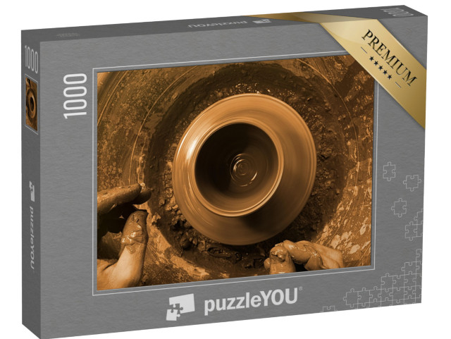 Puzzle 1000 Teile „Kunsthandwerk Töpfern“