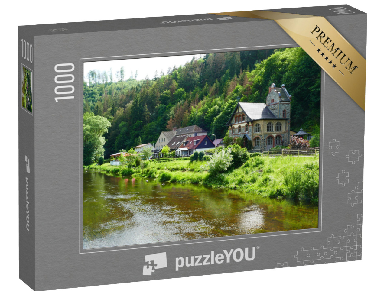 Puzzle 1000 Teile „Bode-Tal an der Bode im Harz“