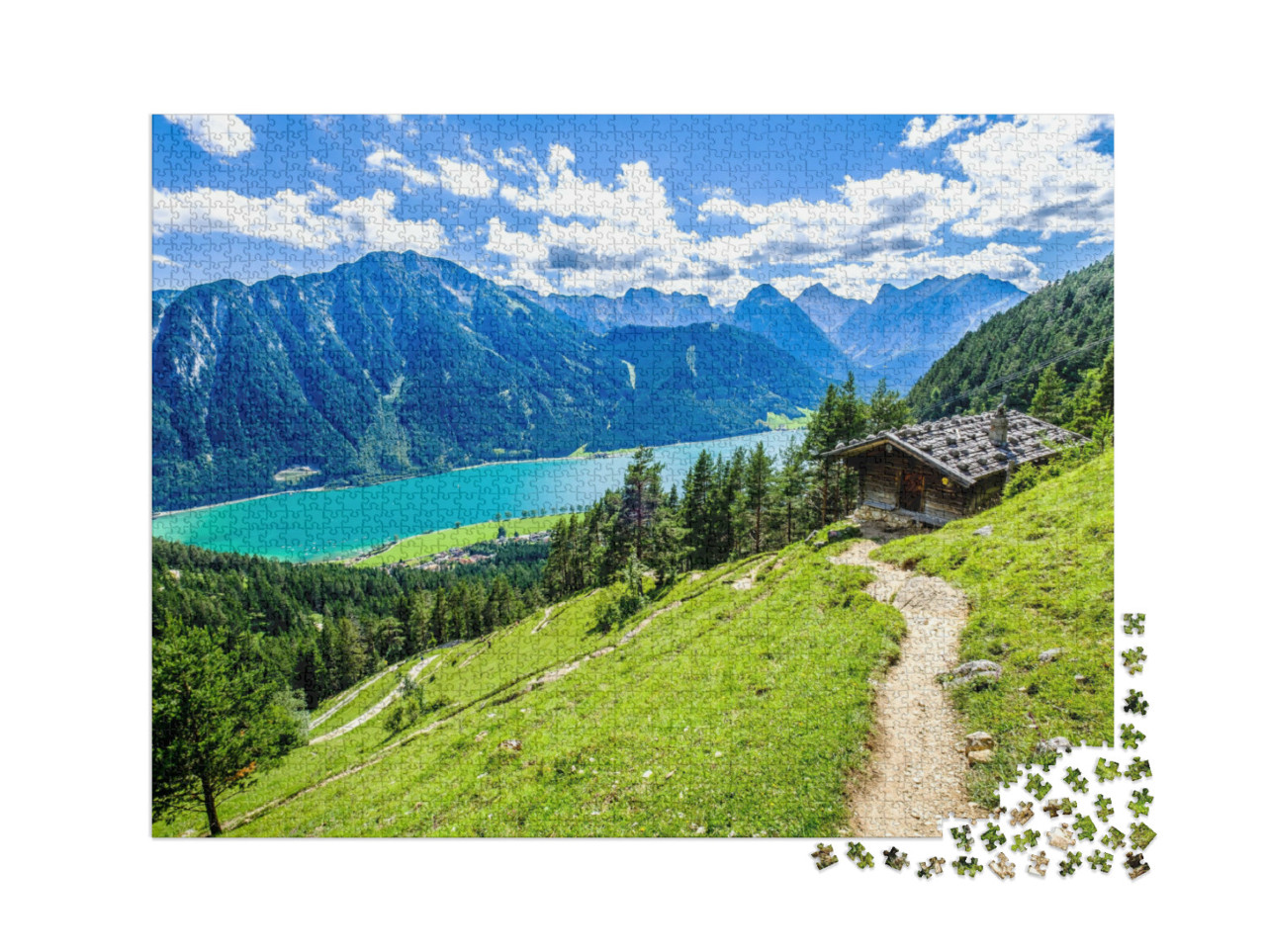 Puzzle 2000 Teile „Achensee in Österreich“