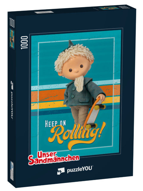 Puzzle 1000 Teile „Unser Sandmännchen: Keep on Rolling, 2020“