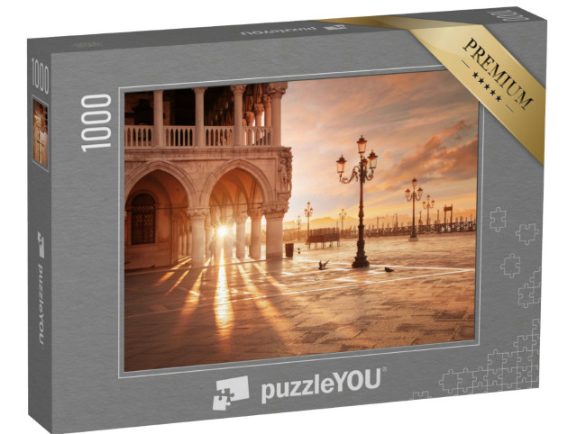 Puzzle 1000 Teile „San Marco in Venedig im Sonnenaufgang“