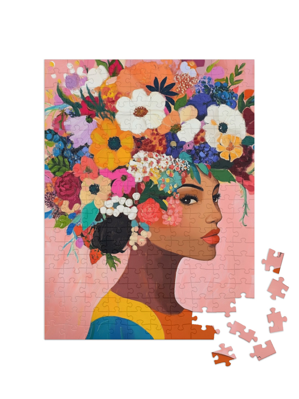 Puzzle 200 Teile „Liebe blüht auf mir“