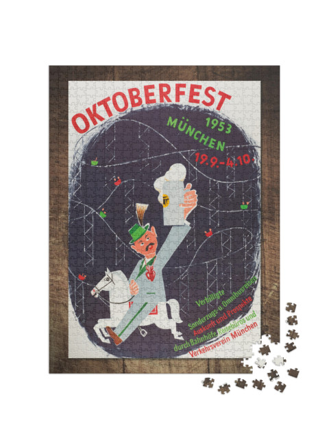 Puzzle 1000 Teile „OKTOBERFEST™ 1953 JAHRESMOTIV“