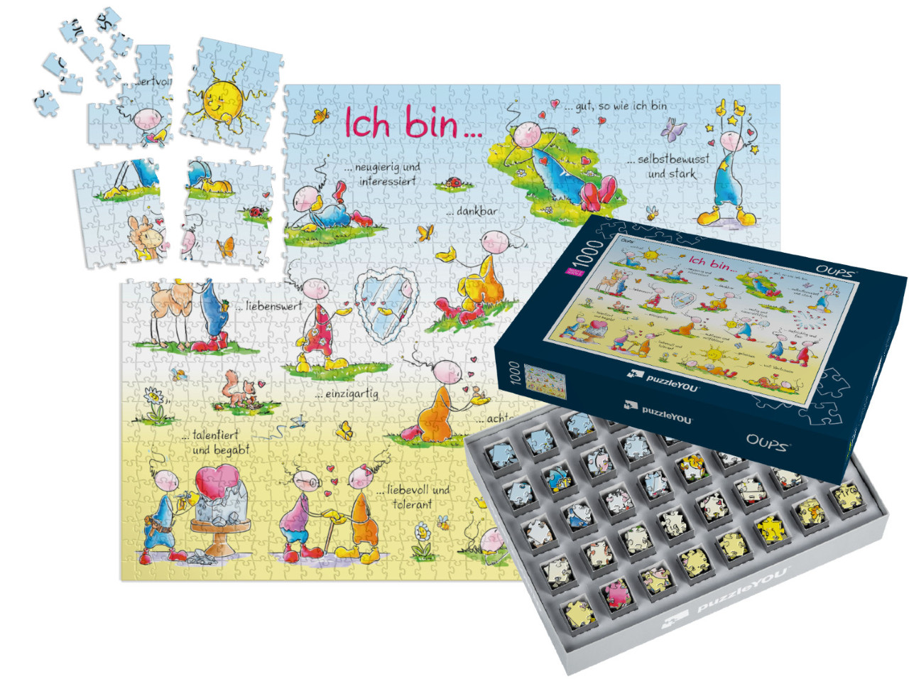 Puzzle „Oups – Ich bin“ | SMART SORTED® 1000 Teile
