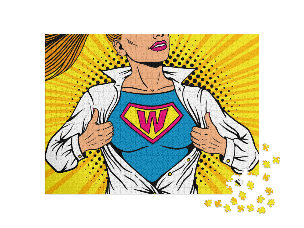 Puzzle 1000 Teile „Pop-Art: weibliche Superhelden“