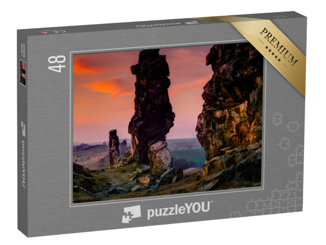 Puzzle 48 Teile „Teufelsmauer, Harz, Deutschland“
