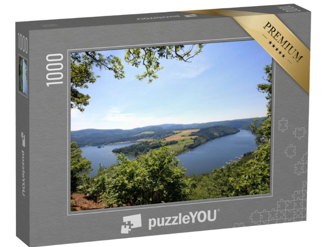 Puzzle 1000 Teile „Blick auf den Edersee“