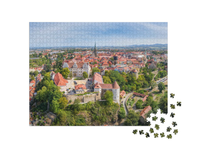 Puzzle 1000 Teile „Wunderschöner Blick auf Bautzen, Deutschland“