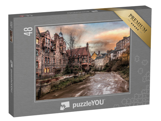 Puzzle 48 Teile „Dean Dorf in Edinburgh, Schottland“