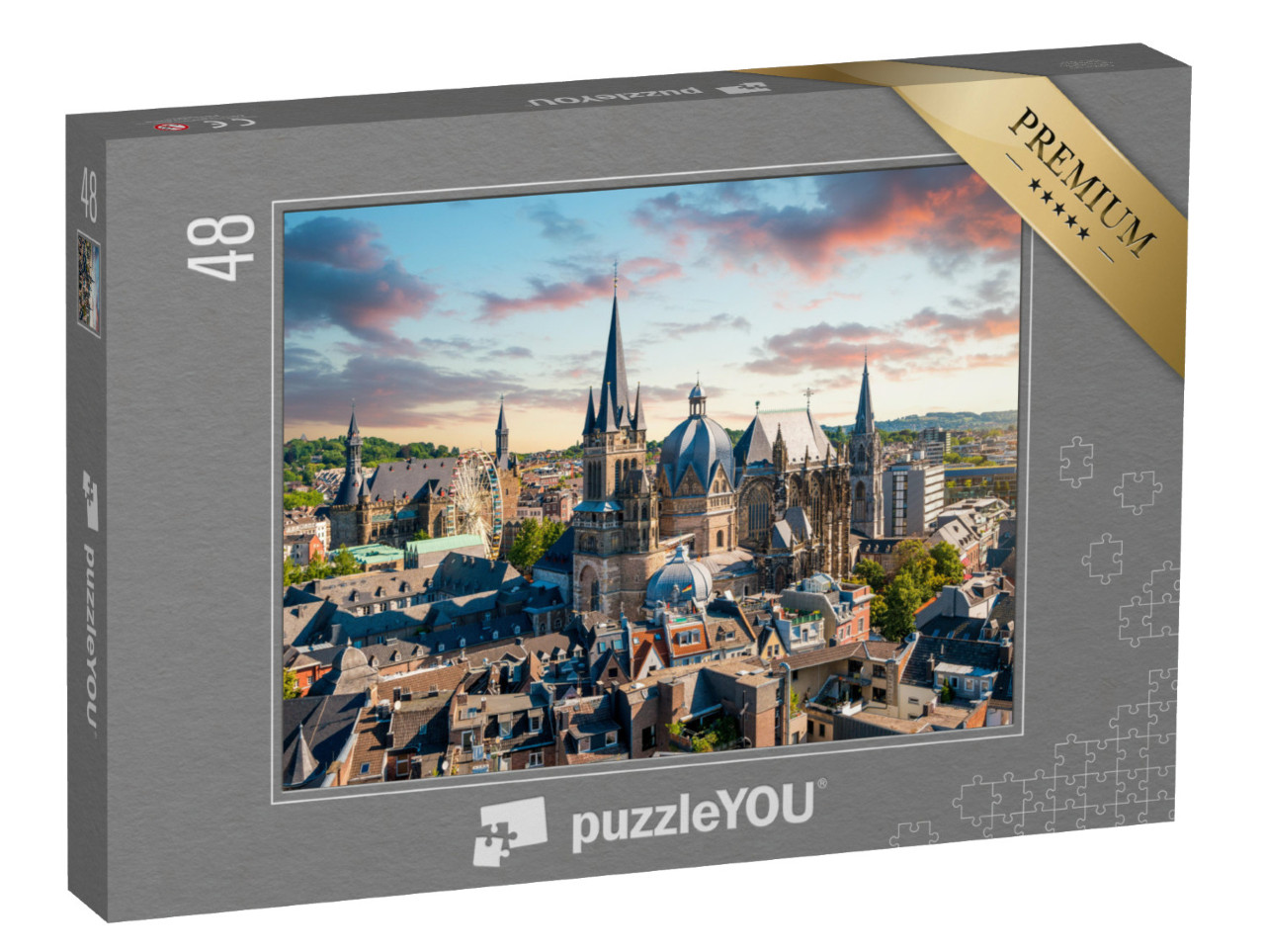 Puzzle 48 Teile „Stadt Aachen, Deutschland“