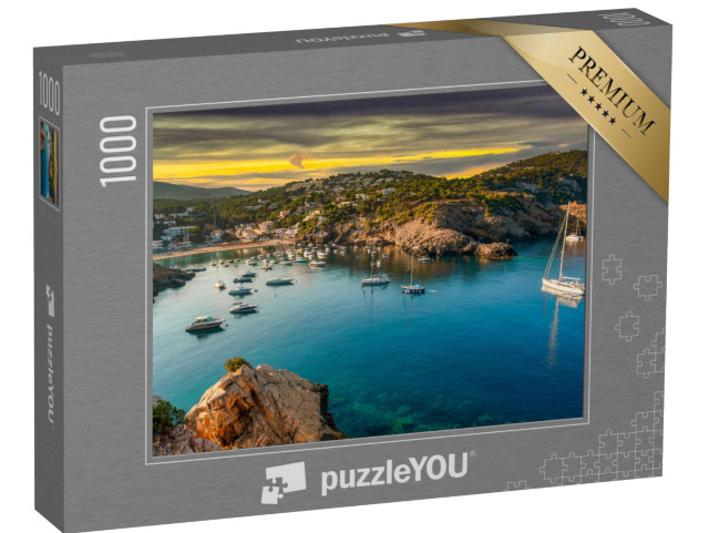 Puzzle 1000 Teile „Cala Vadella in Sant Josep, Ibiza, Spanien“